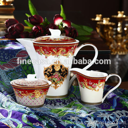 Luxury Fine Bone China Tea Sugar & Creamer Pot of Dream Wedding